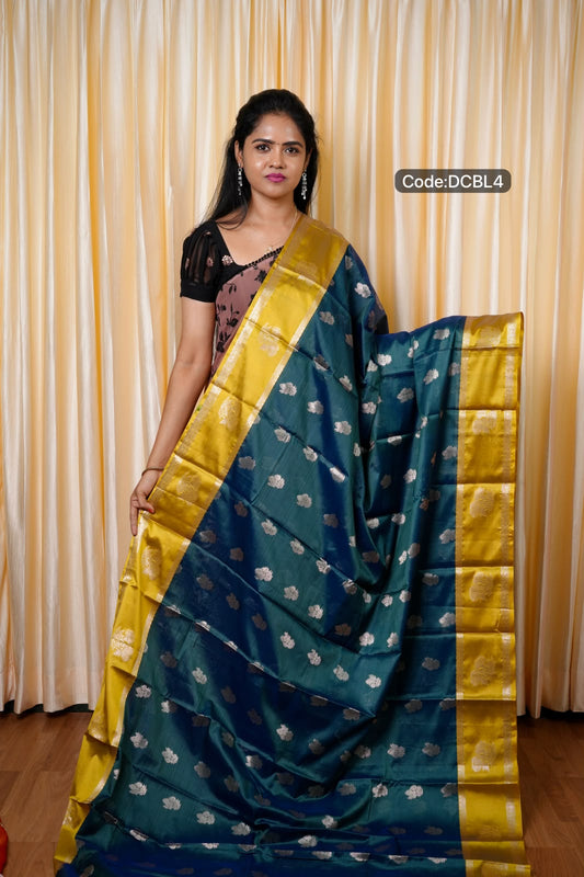 Kanchi semi silk sarees🥰😎📚