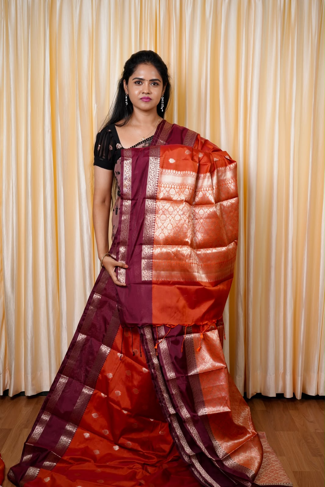 Kanchi semi silk sarees🥰😎📚