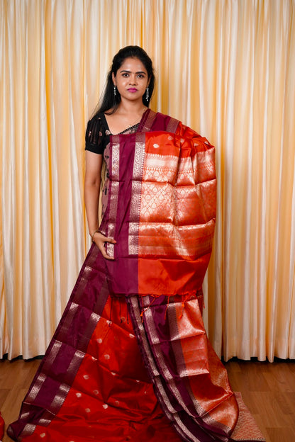 Kanchi semi silk sarees🥰😎📚