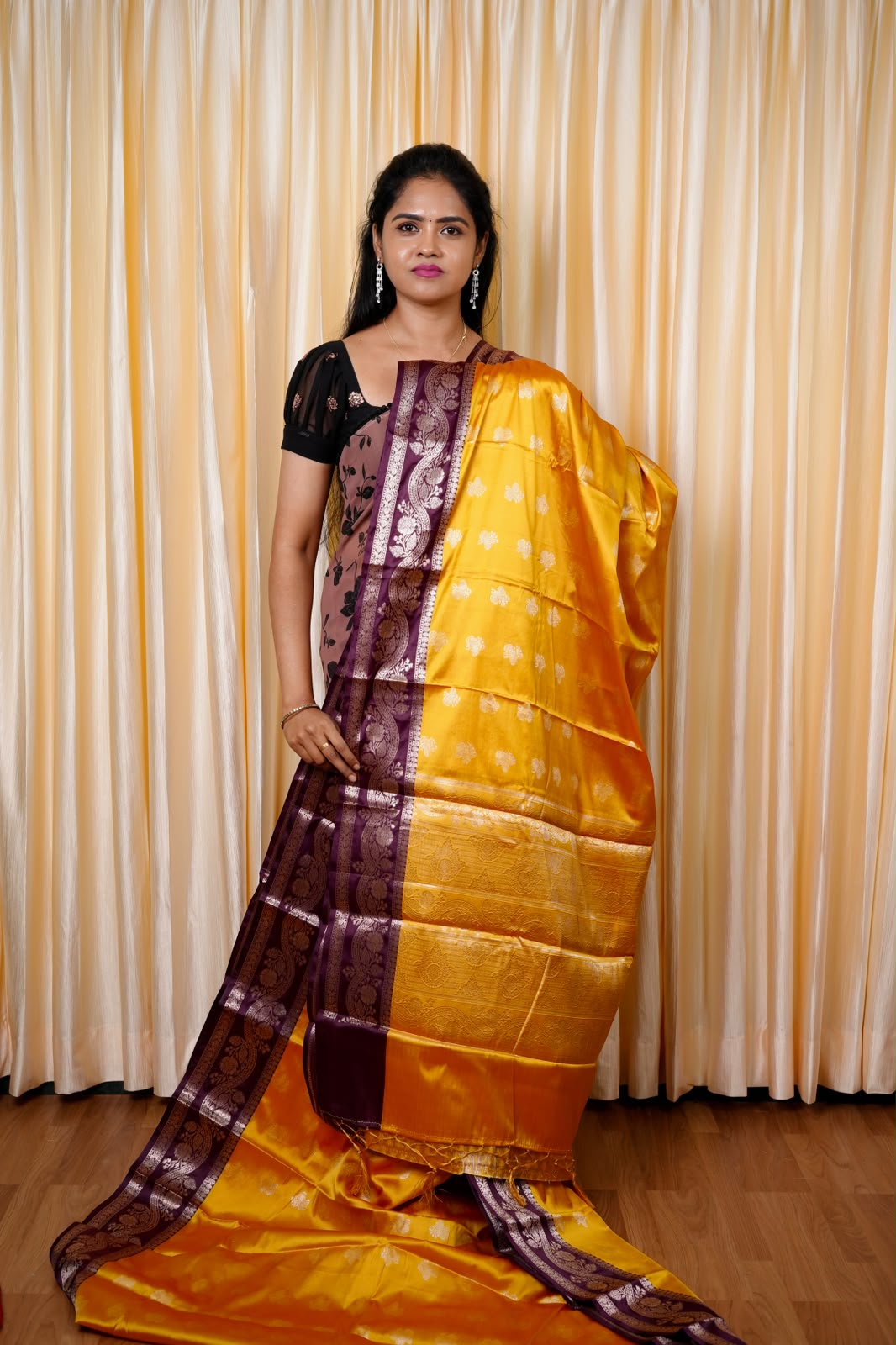 Kanchi semi silk sarees🥰😎📚