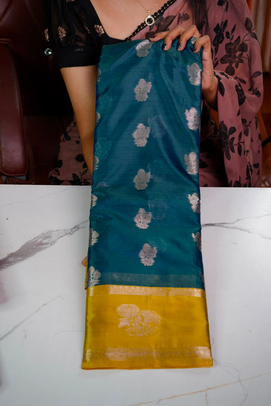 Kanchi semi silk sarees🥰😎📚