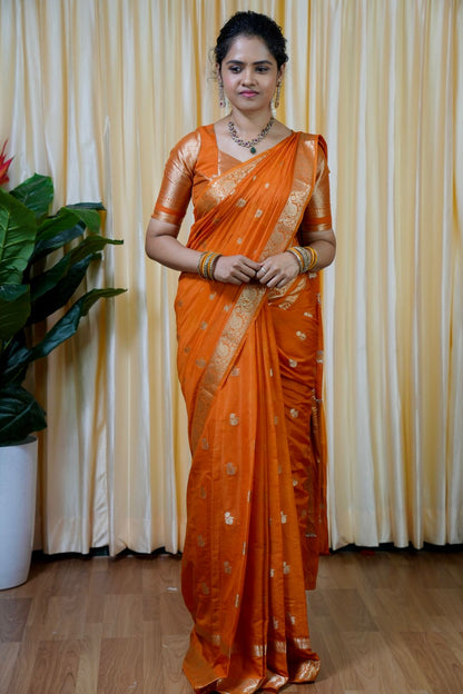 Premium warm silk saree🥳