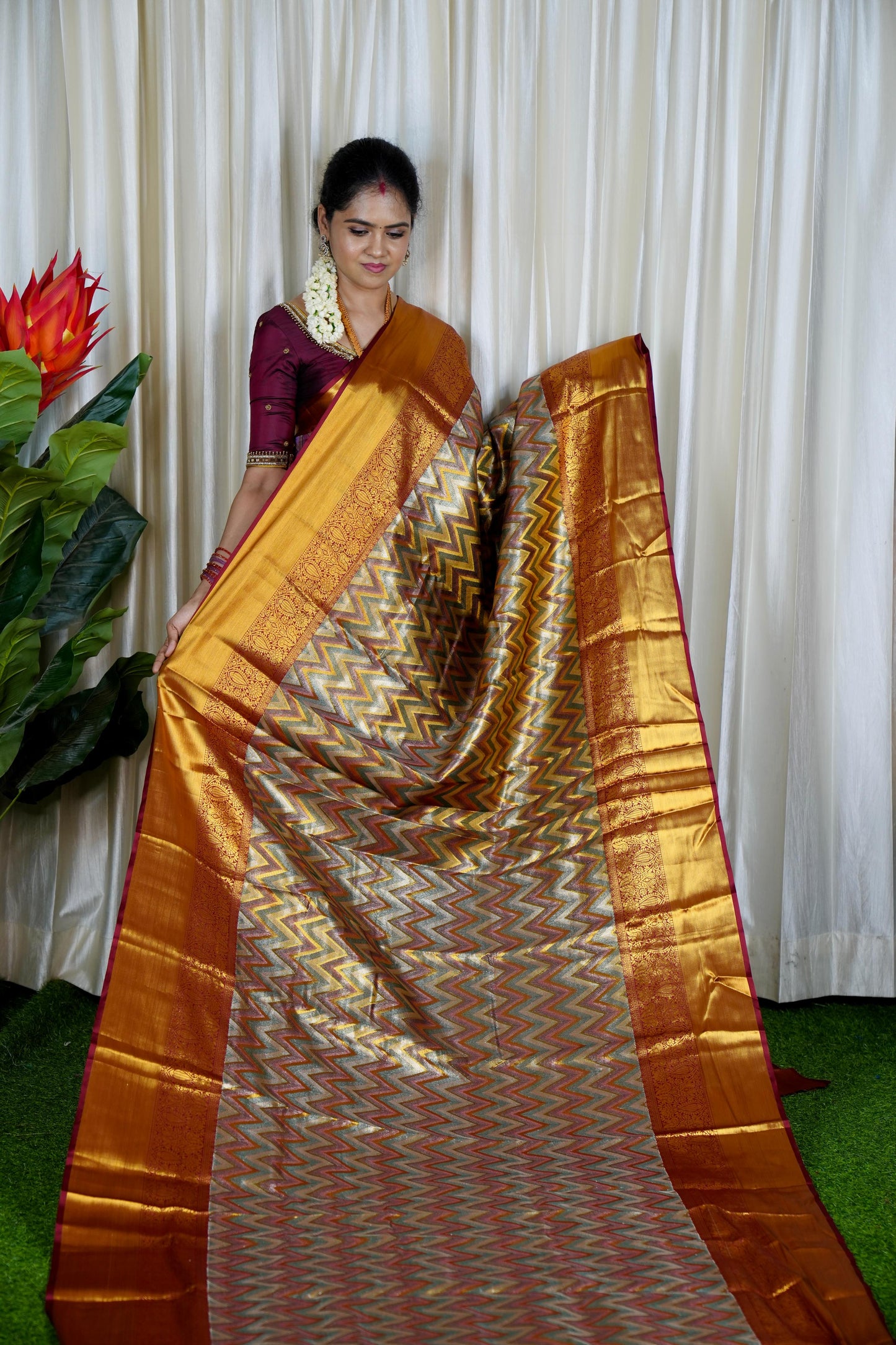 Kanchi inspired semi silk❌