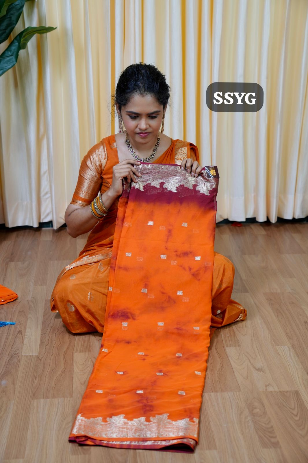 Chiffon saree❌️