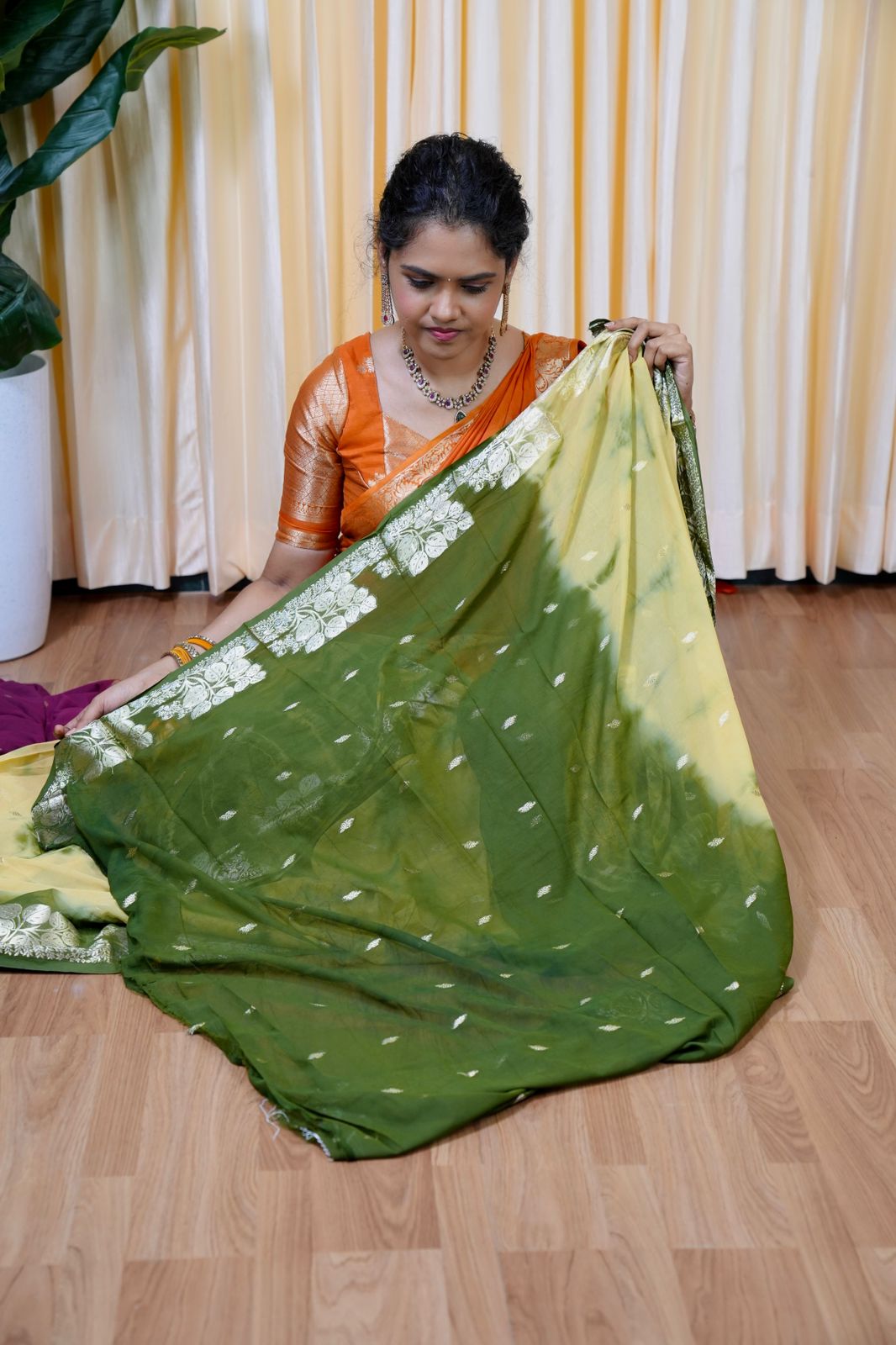 Chiffon saree❌️