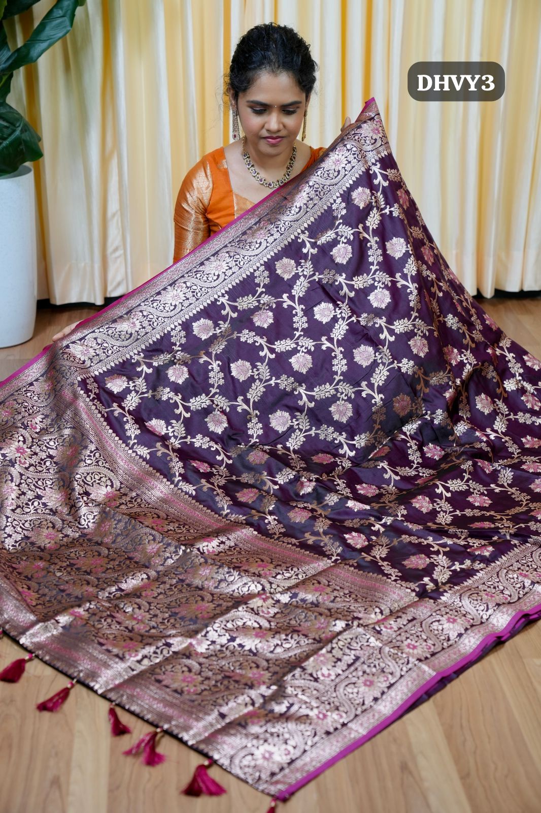 Pythani semi silk🥰😎🏃🏻‍♀️