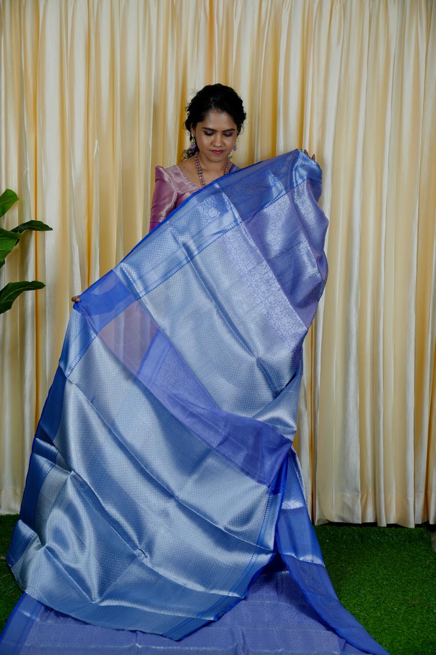 Katan bridal tissue saree🥰🥳