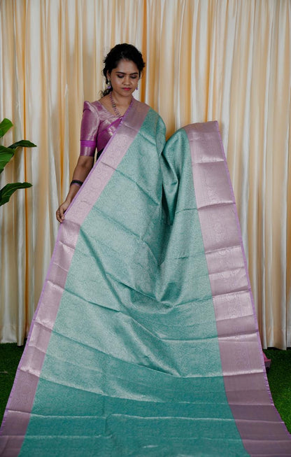 Katan bridal tissue saree🥳design 1