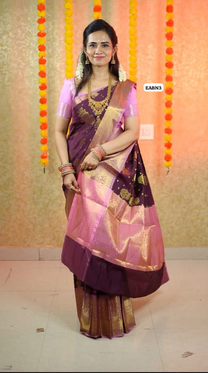 Katan warm silk saree😍🥳