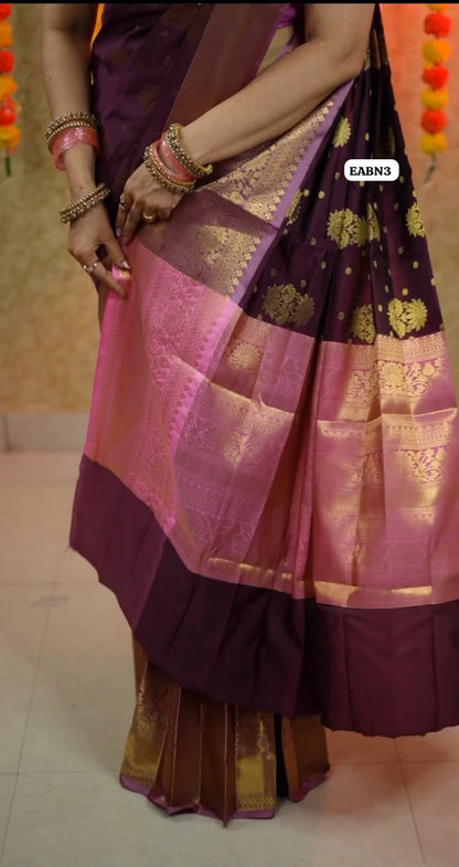 Katan warm silk saree😍🥳