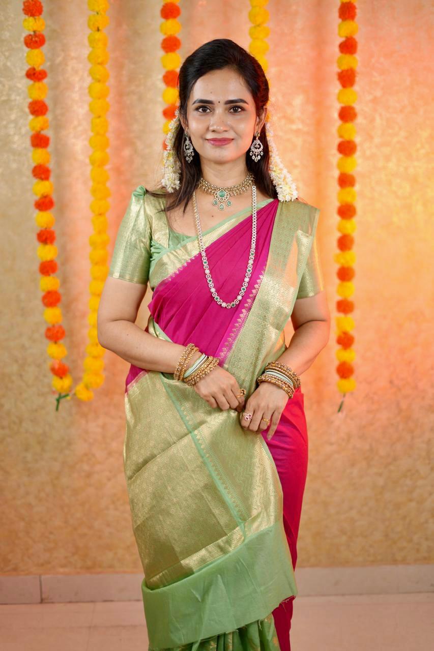 Premium warm silk saree🥳