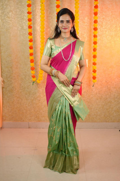 Premium warm silk saree🥳
