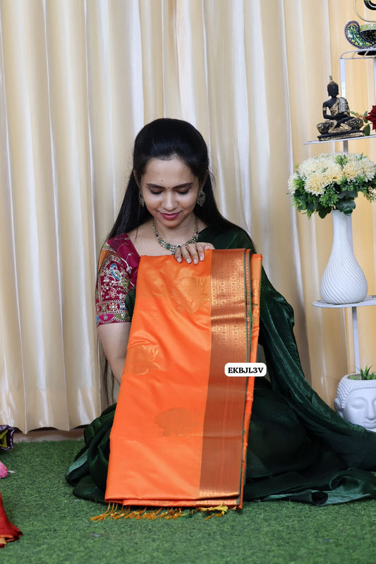 Semi soft silk saree 🥳