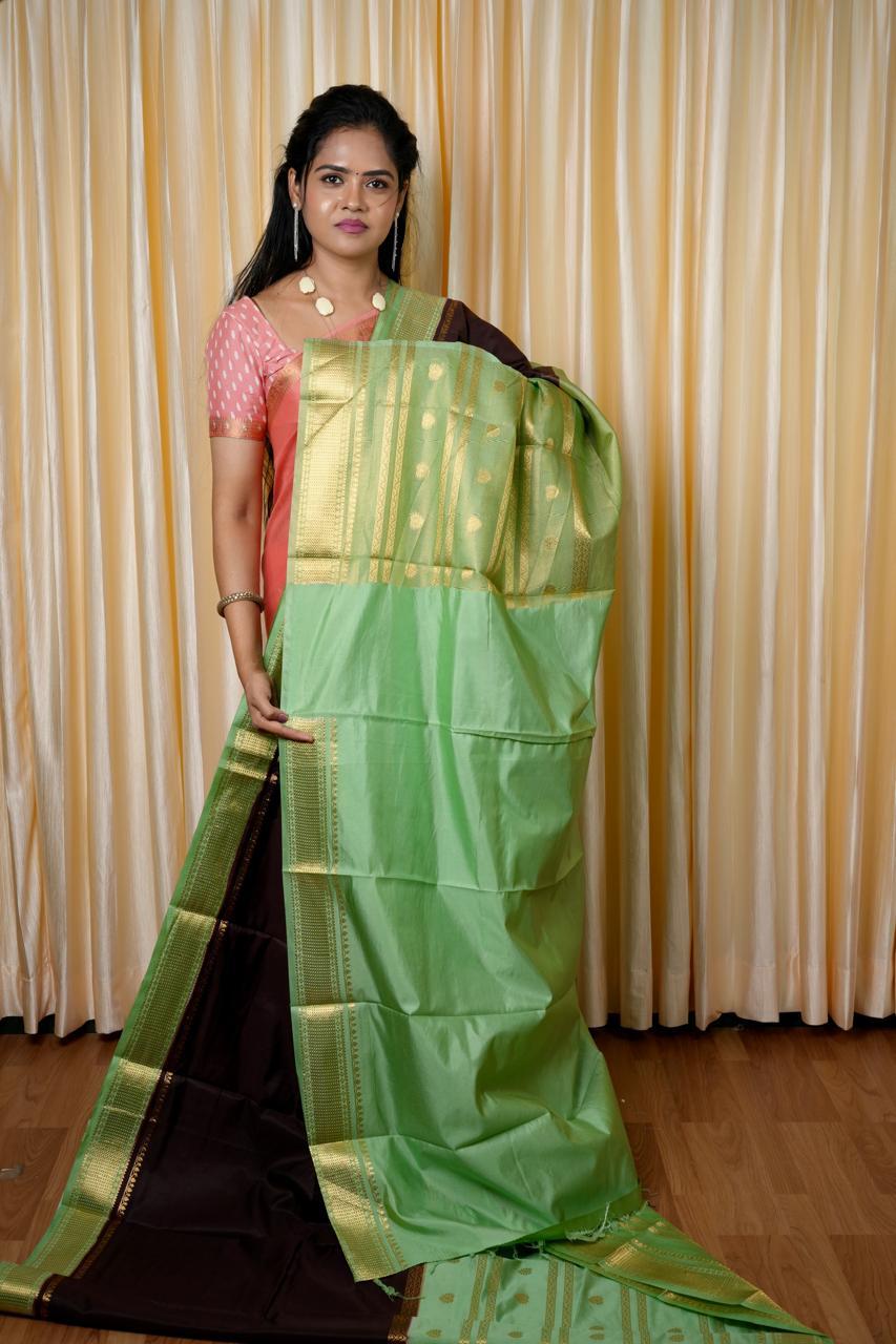 Semi Mysore soft silk saree🥳