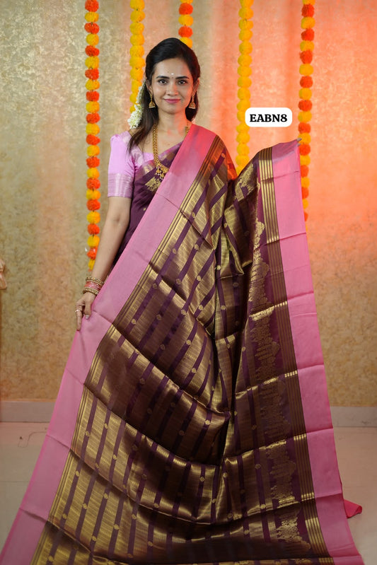 Bridal semi silk zari weaving saree😍🥳