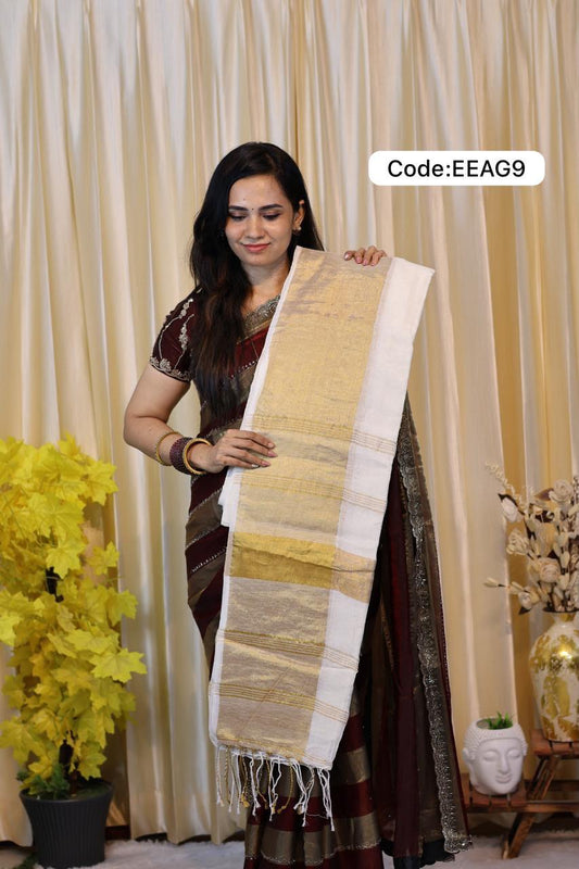 Khadhi cotton saree😍😎📚