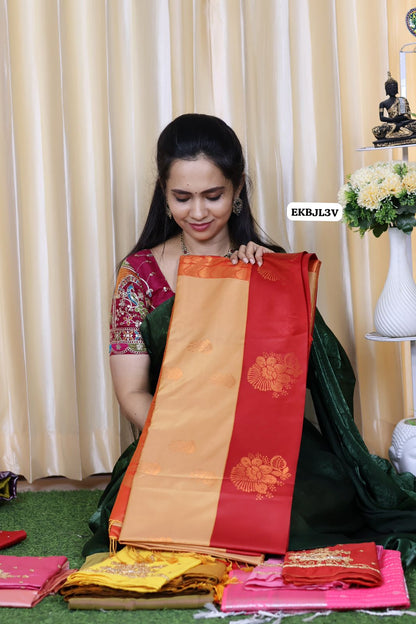 Semi soft silk saree🍄✅