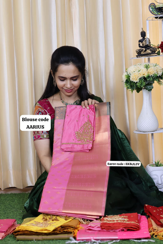 Semi soft silk saree 😍🥳