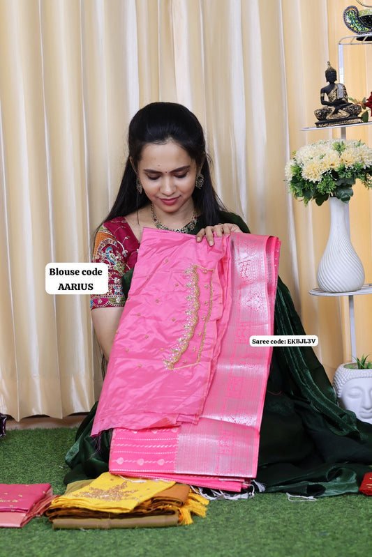 Semi soft silk saree😍🥳