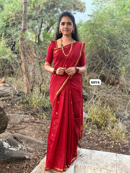Maheswari silk Cotton saree 🌈👍