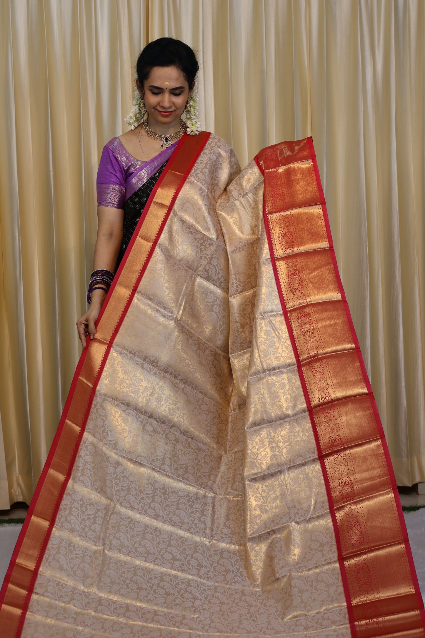Bridal Kanchi semi silk saree 😍😎📚