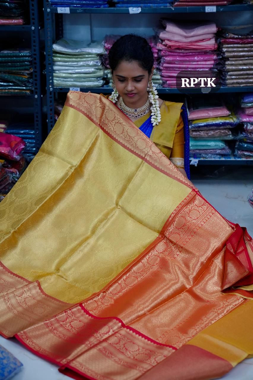 Katan silk saree🥰😎🏃🏻‍♀️
