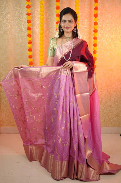 Premium warm silk saree🥳