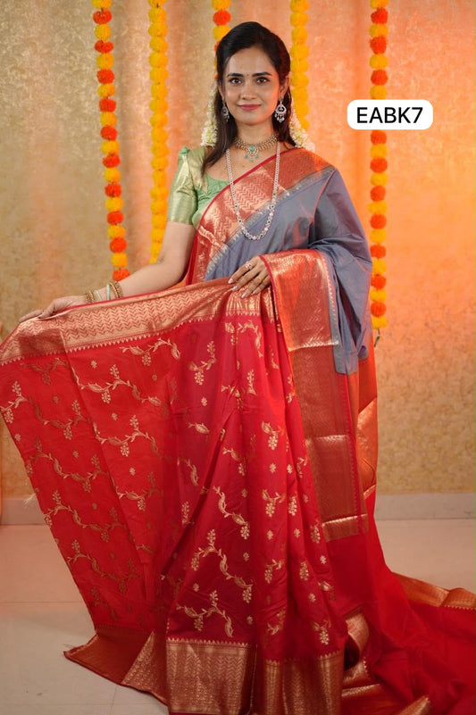 Premium warm silk saree🥳 prebook