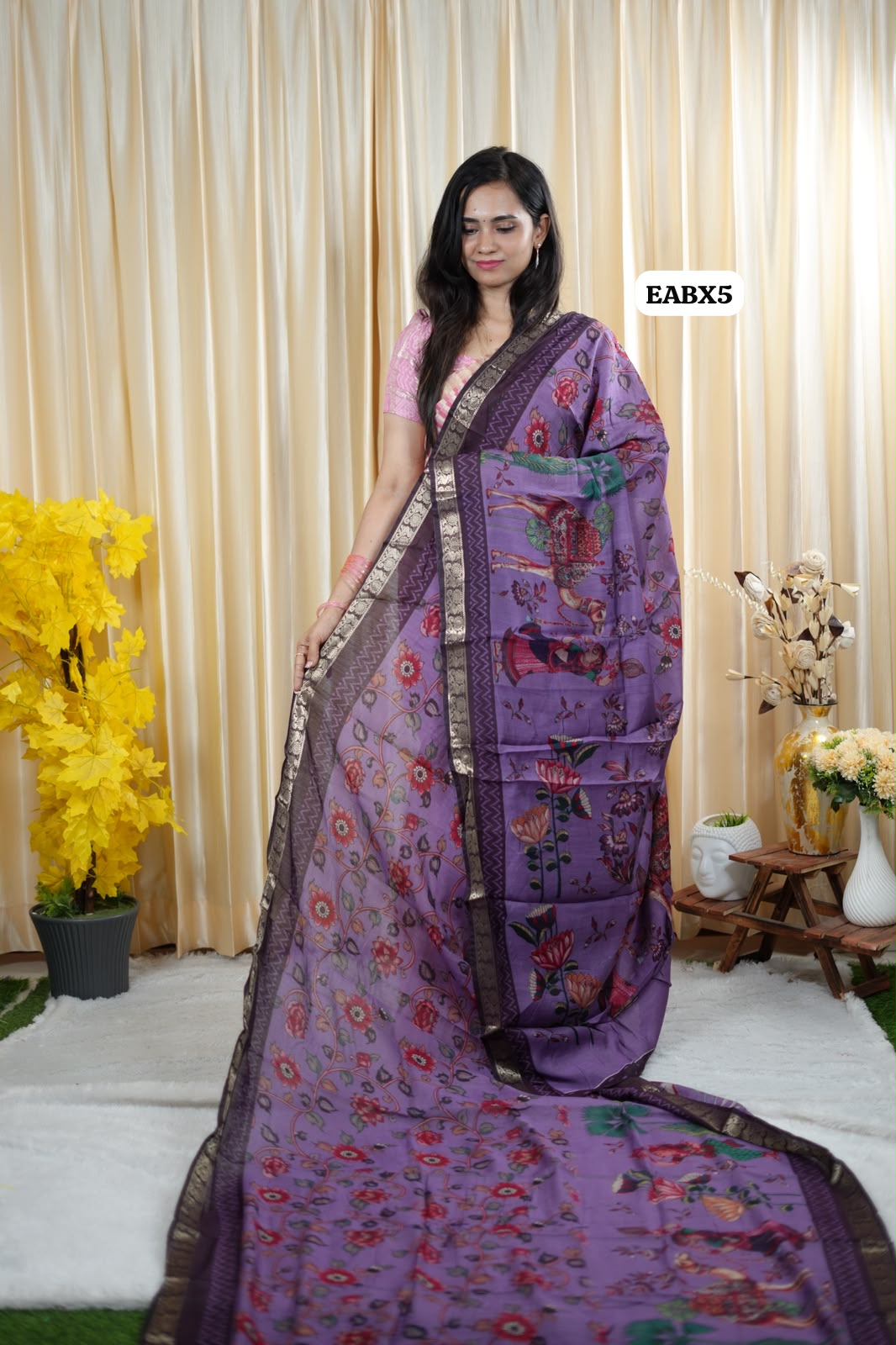 Maheshwari semi soft silk saree😍😎