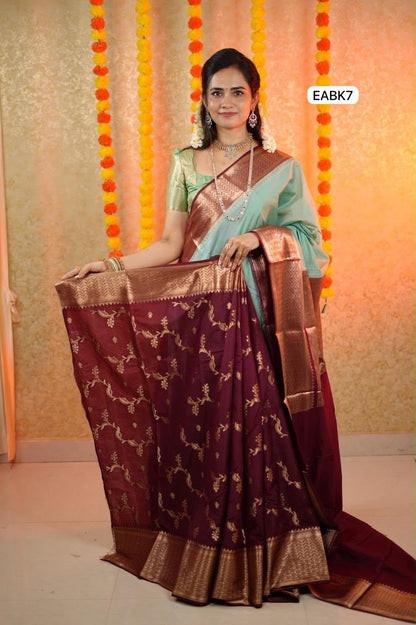 Premium warm silk saree🥳
