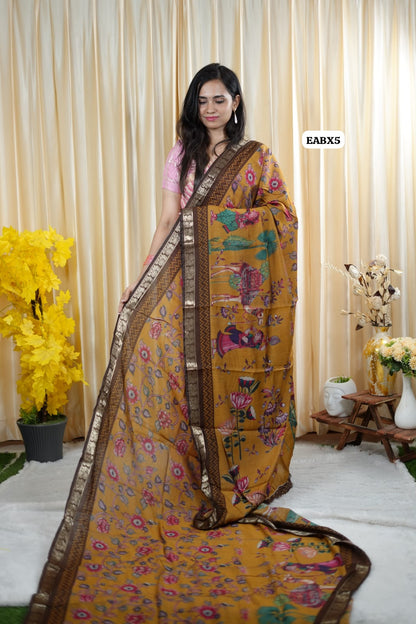 Maheshwari semi soft silk saree😍😎