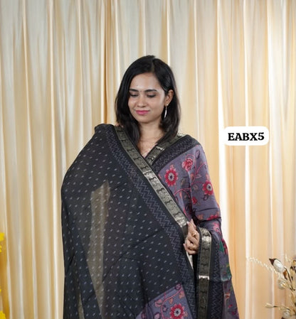 Maheshwari semi soft silk saree😍😎