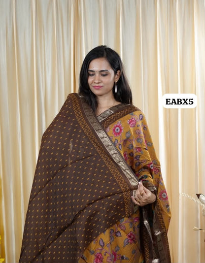 Maheshwari semi soft silk saree😍😎