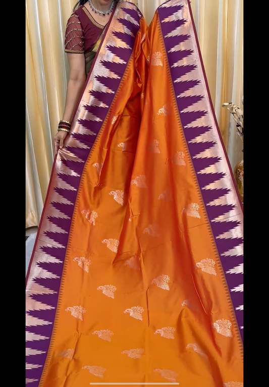 Kanchi Semi Silk Saree😍😎📚