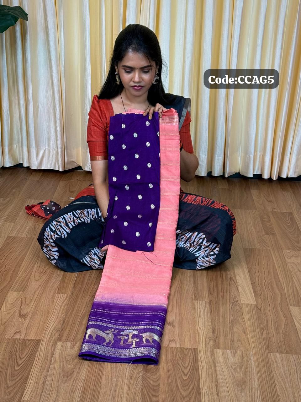 Viscose georgette saree🥰🌈📚