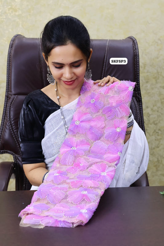 Net blouse with zardosi 🥳