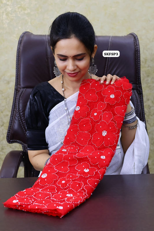 Net blouse with zardosi 🥳