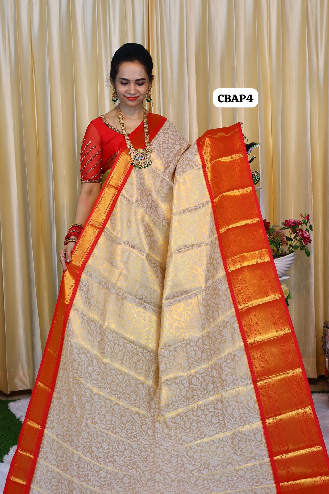 Bridal Kanchi semi soft silk saree😍😎