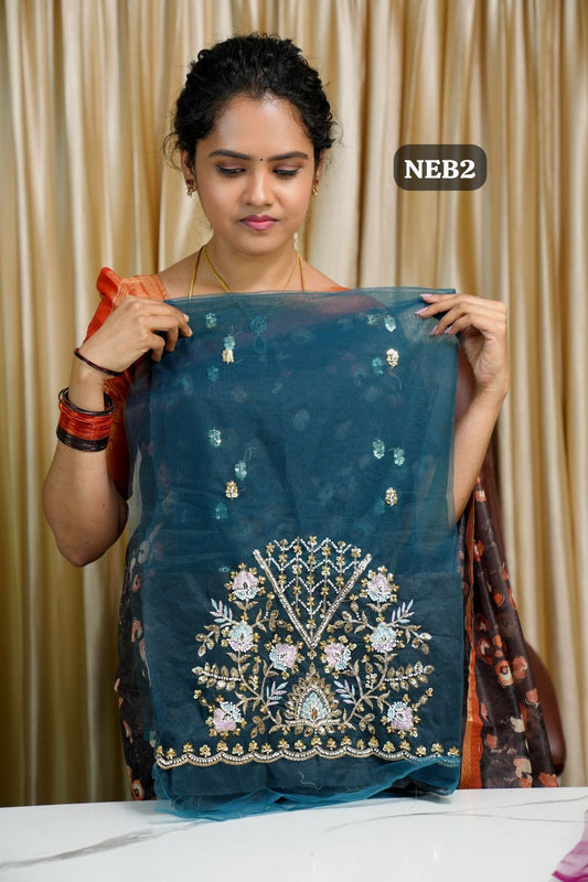 Net Embroidery blouse🥳