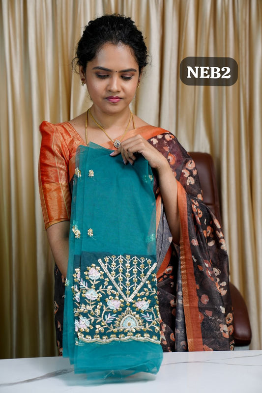 Net Embroidery blouse🥳