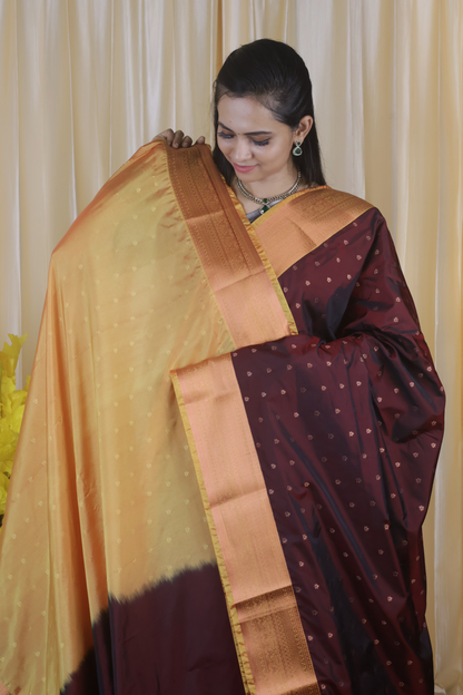 1000 Buttas semi silk saree🥳
