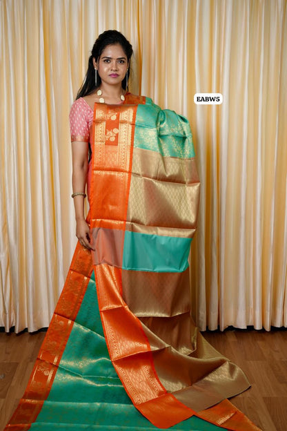 Soft katan silk saree🥳