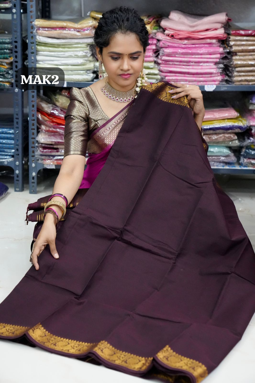 Kanchi cotton sarees6.50 mtrs 🎁
