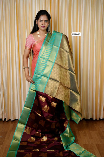 Tissue mixed silk saree🥰😎🐻📚