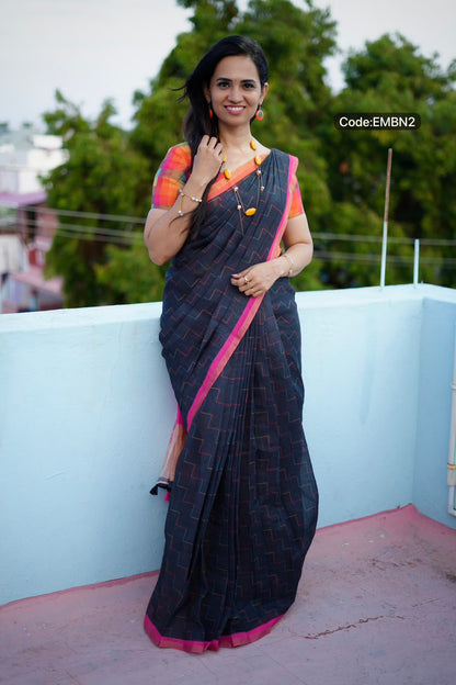 Linen cotton sarees🥰😎📚