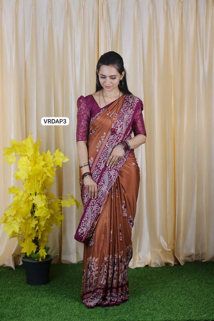 Aadi offer🌹Modal semi silk saree😍