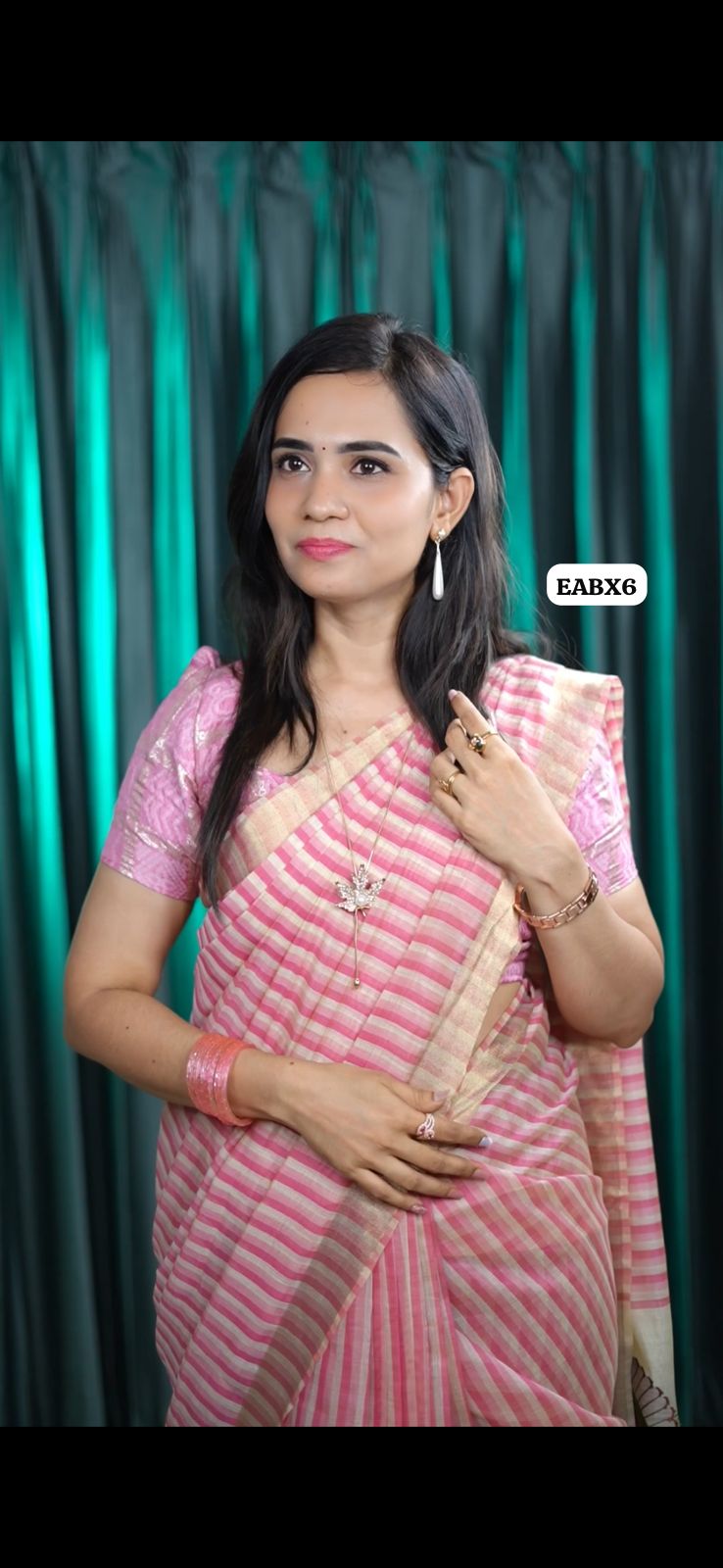 Premium quality linen cotton saree😍🥳