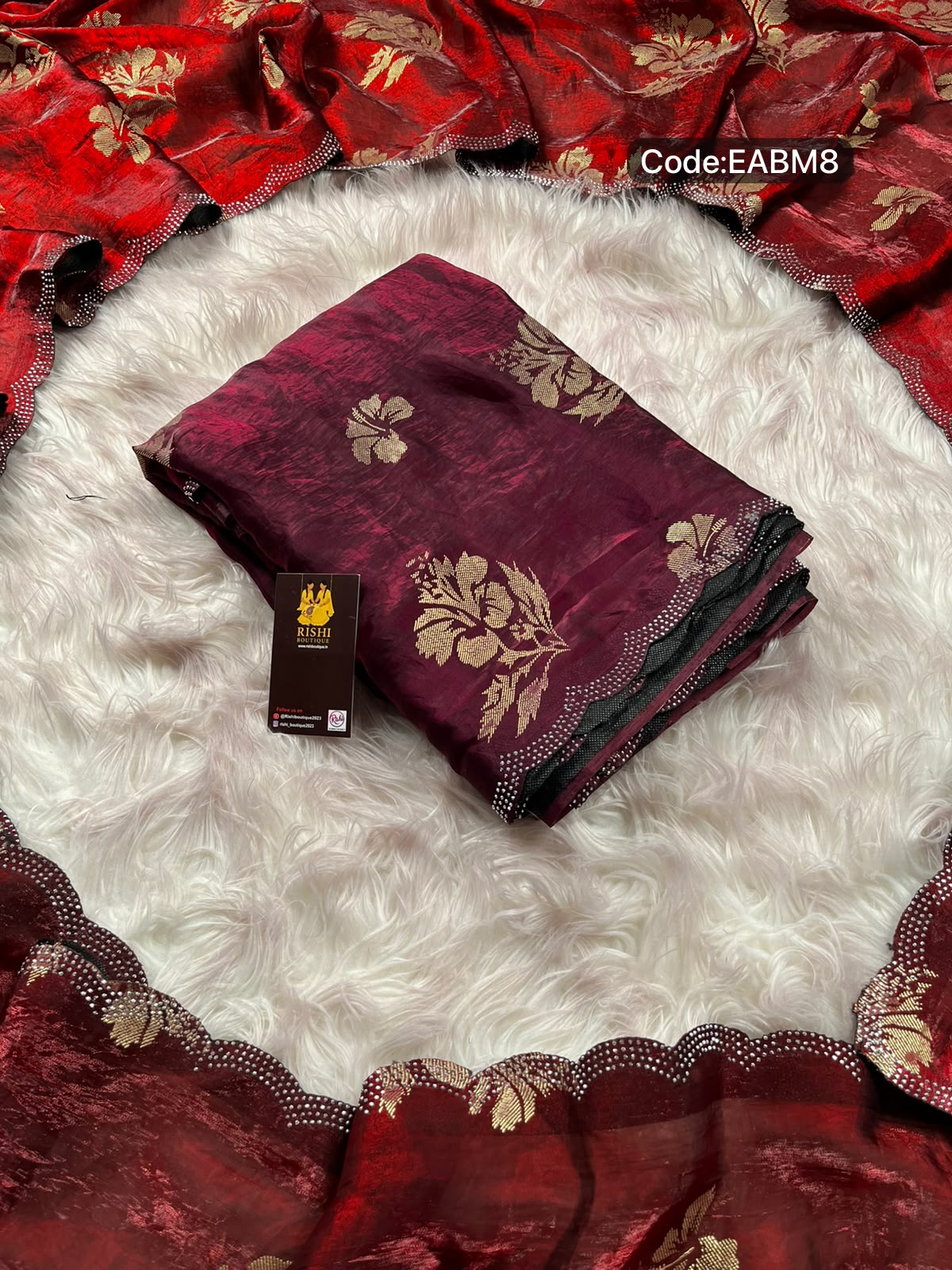 Space silk sarees with print work🥳
