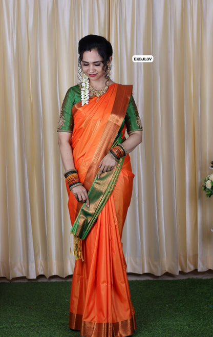 Semi soft silk saree 🥳