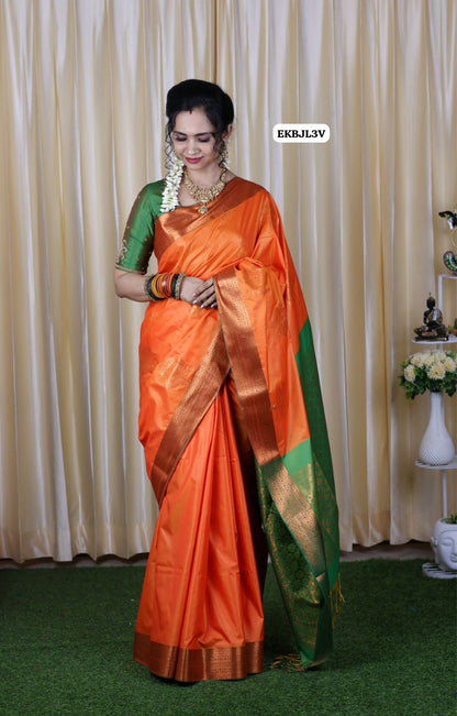 Semi soft silk saree 🥳